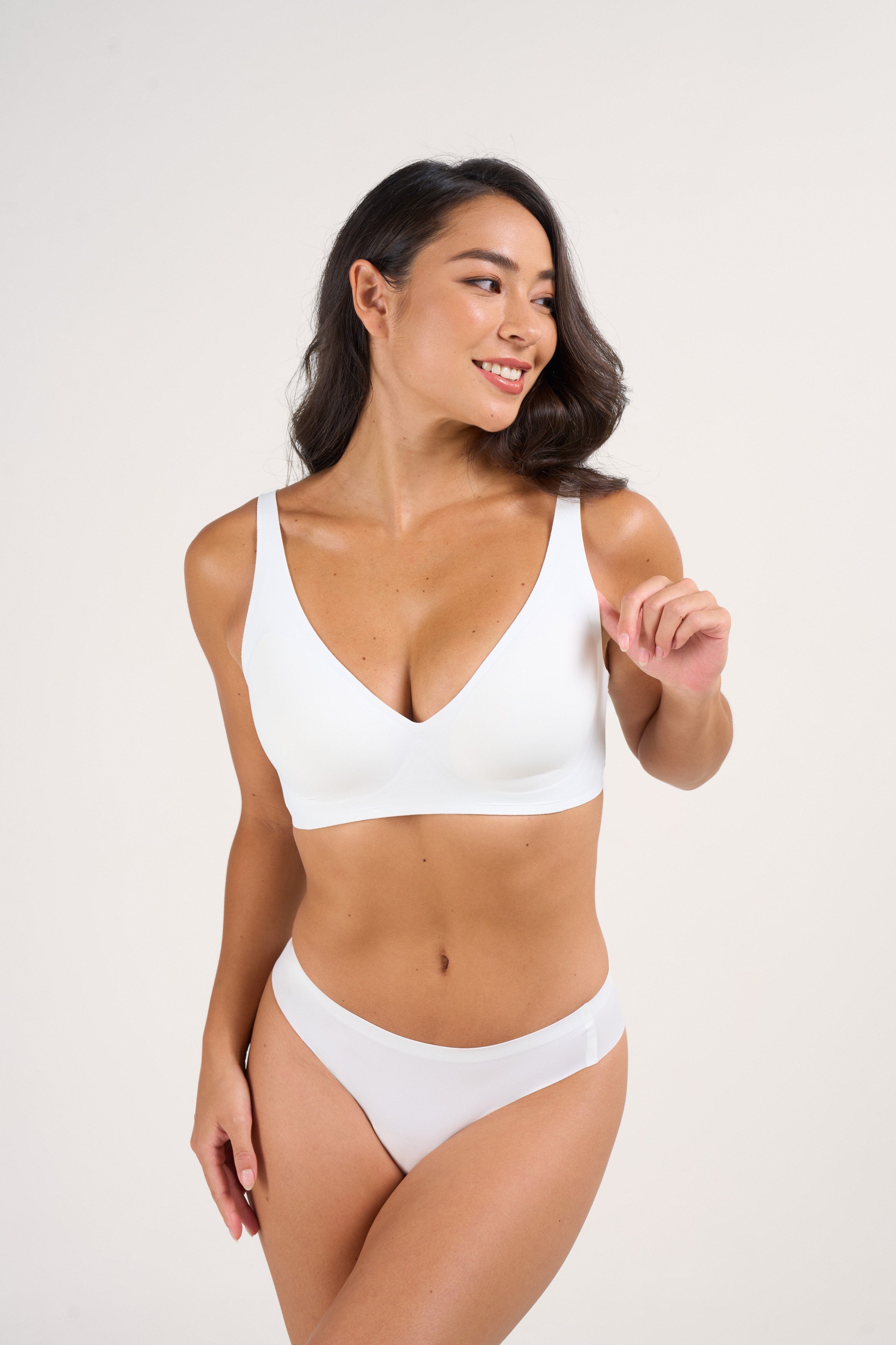 Deep-V Push-up BH ohne Bügel mit nahtlosem Jelly-Support