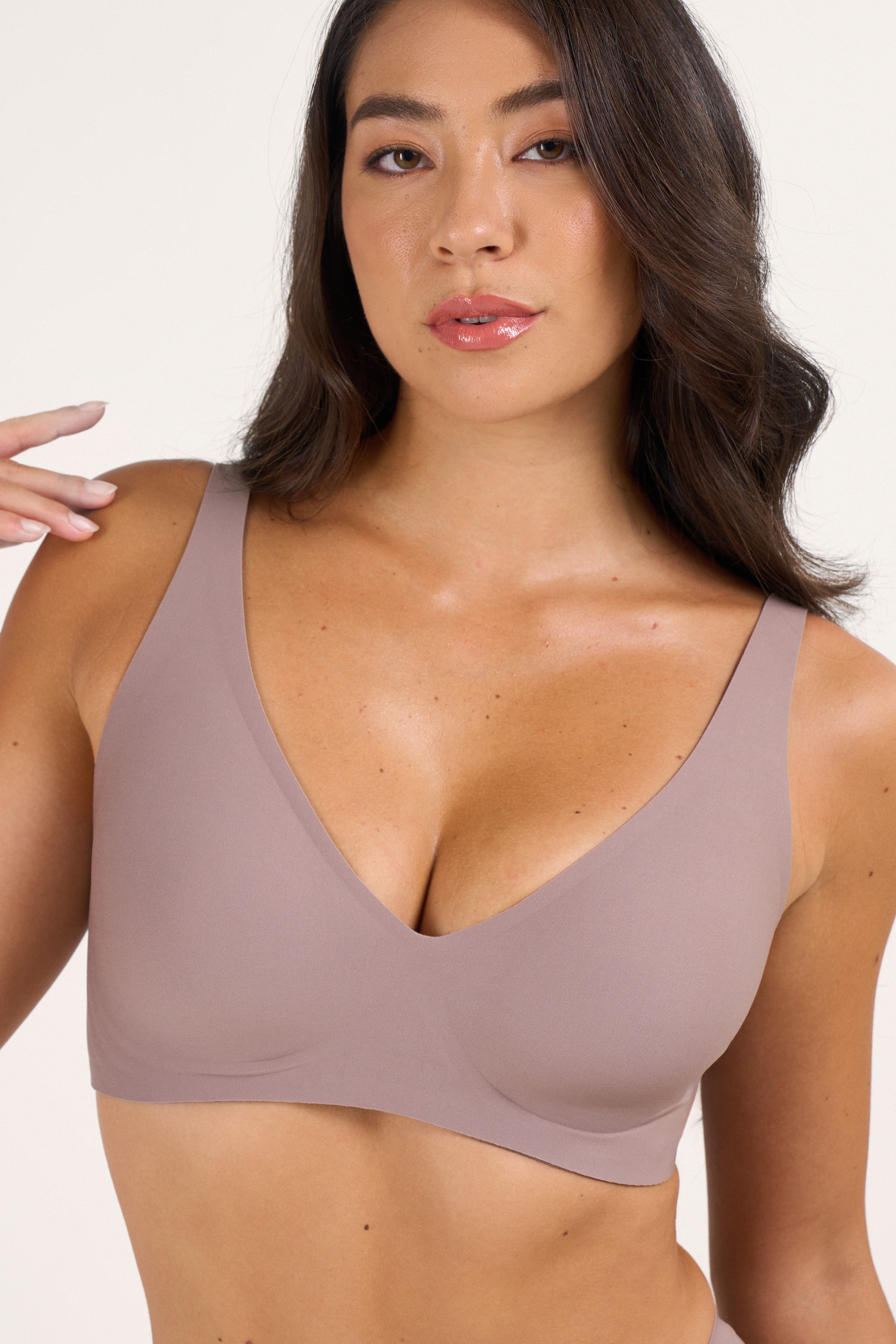 Deep-V Push-up BH ohne Bügel mit nahtlosem Jelly-Support