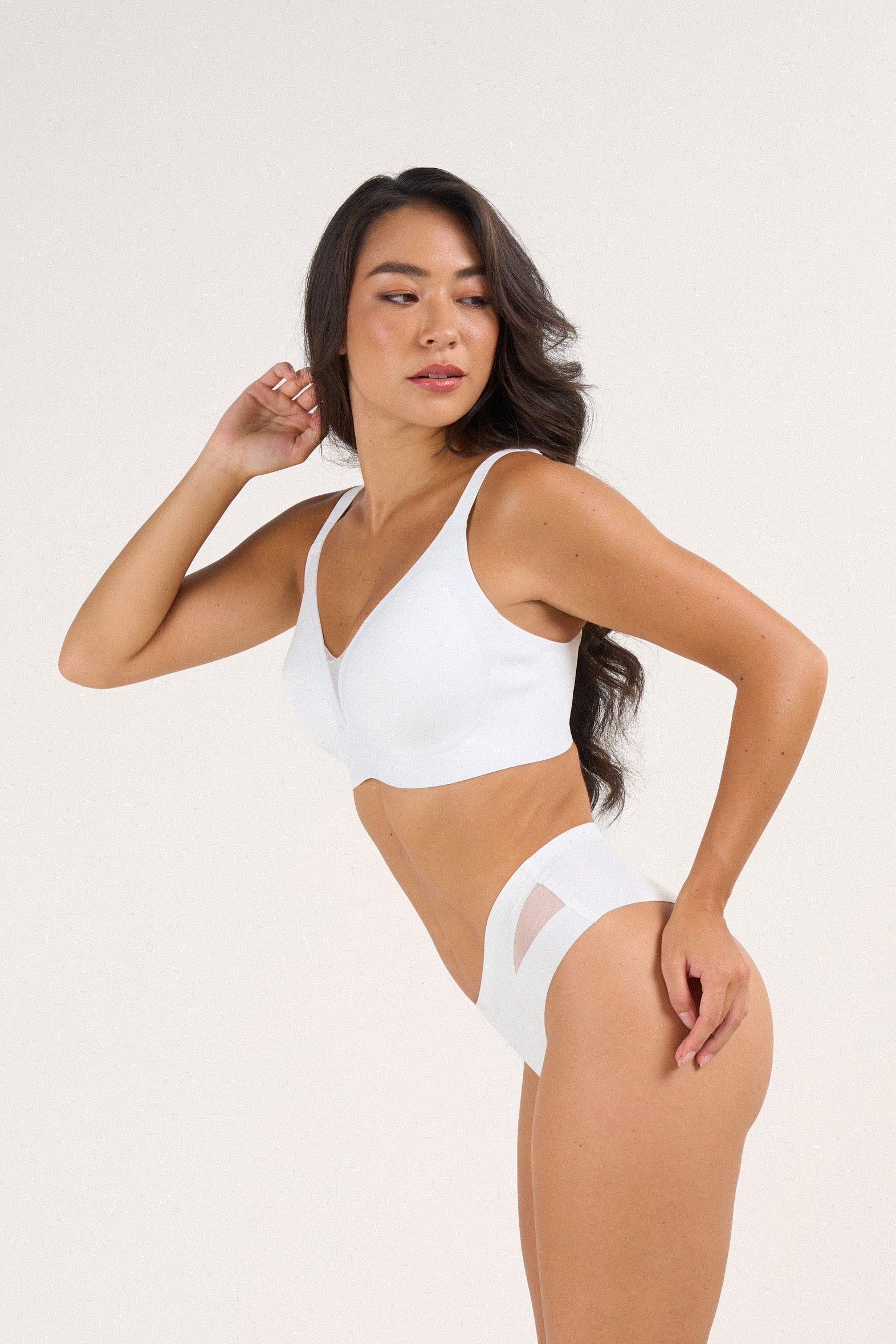 V-Neck Mesh-BH mit Support & Lift