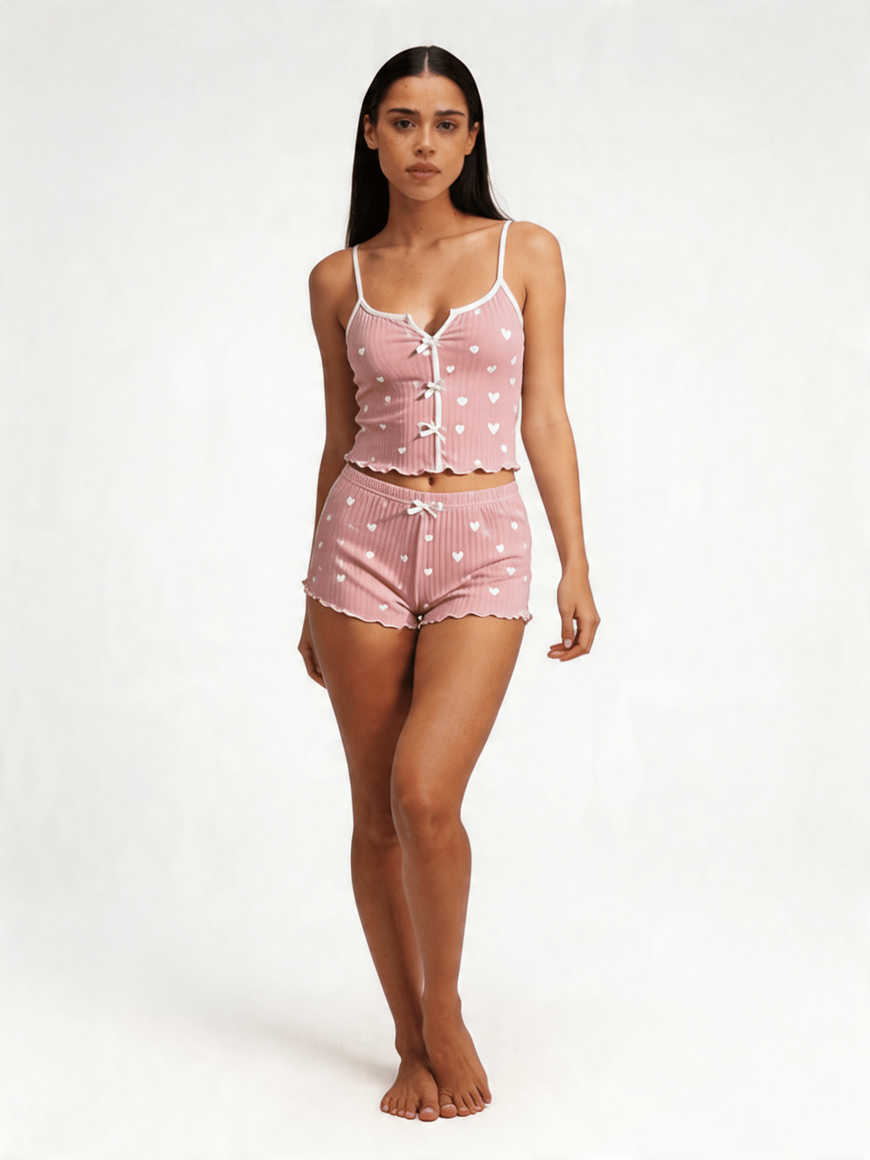 Ribbed Cami Pajama Set