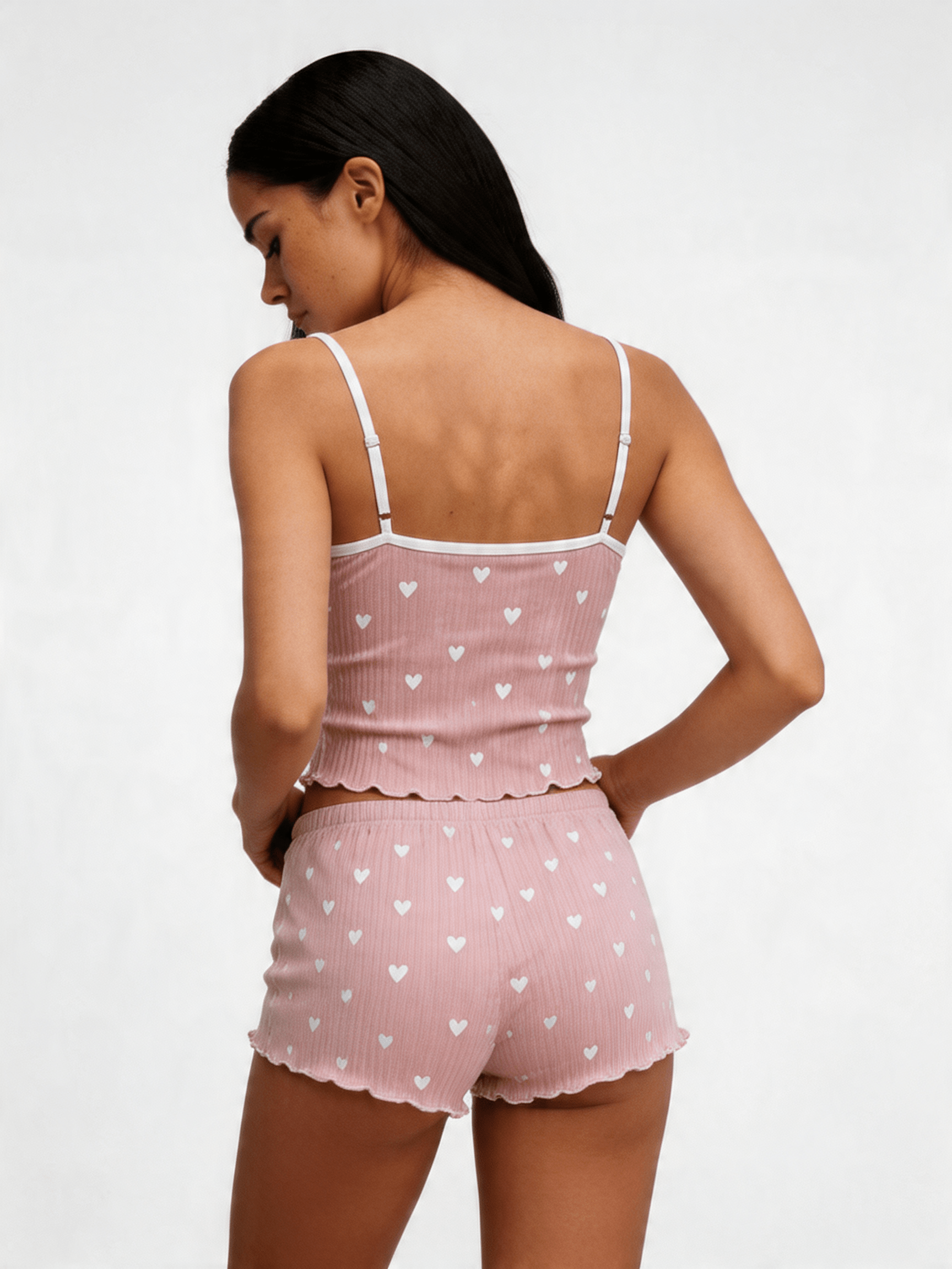 Ribbed Cami Pajama Set