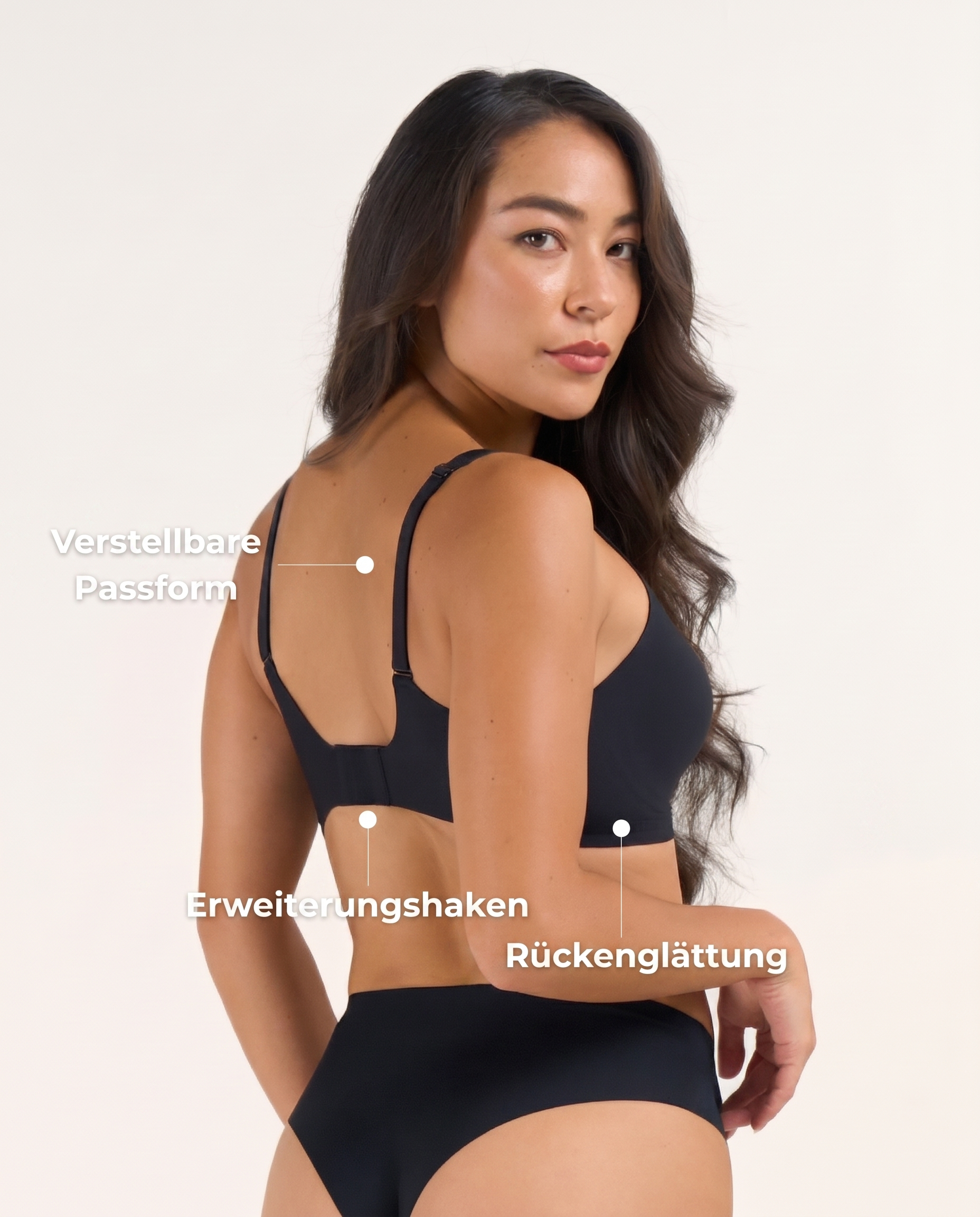 Deep-V Push-up BH ohne Bügel mit nahtlosem Jelly-Support
