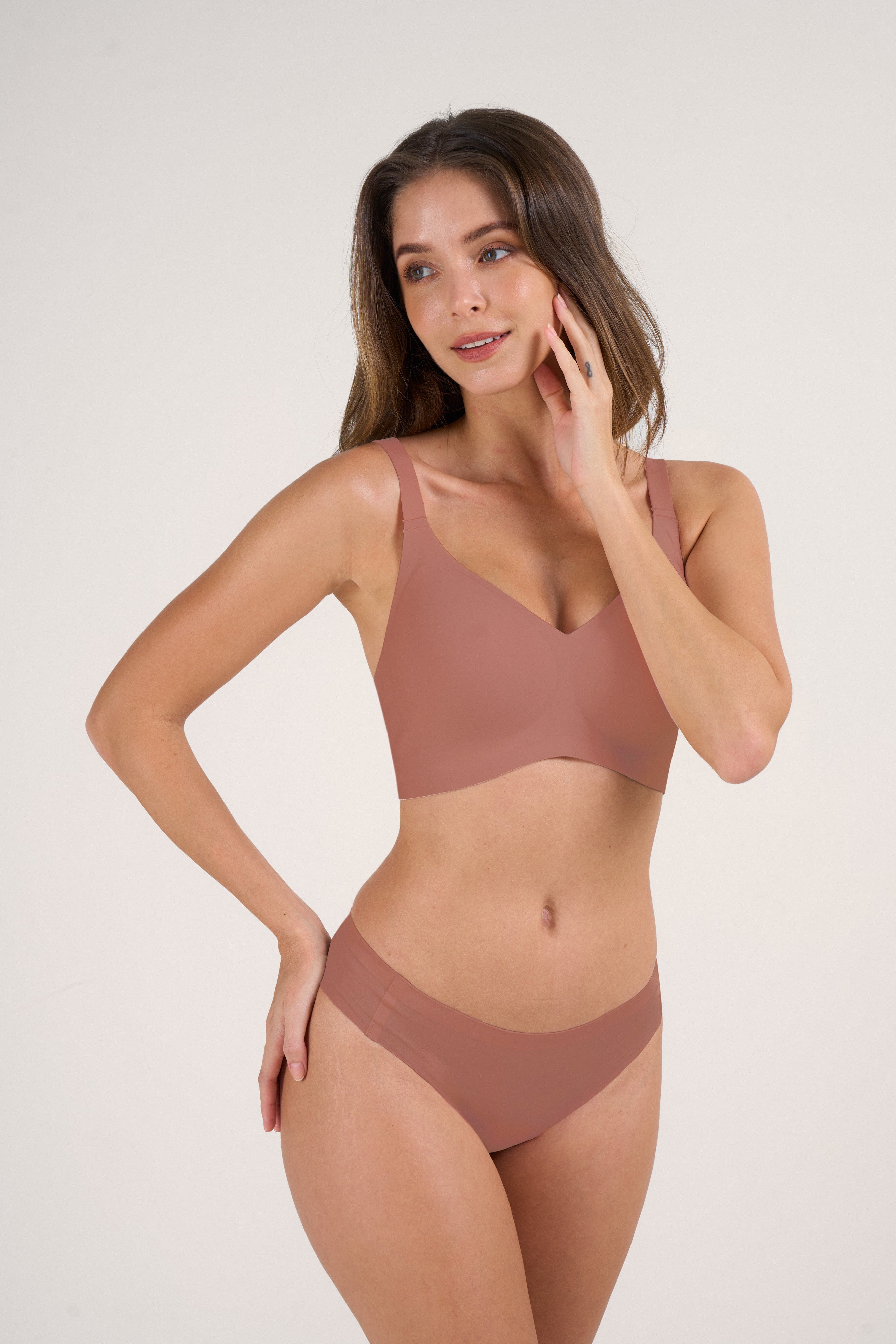 Nahtloser Everyday Push-up BH mit Jelly-Support