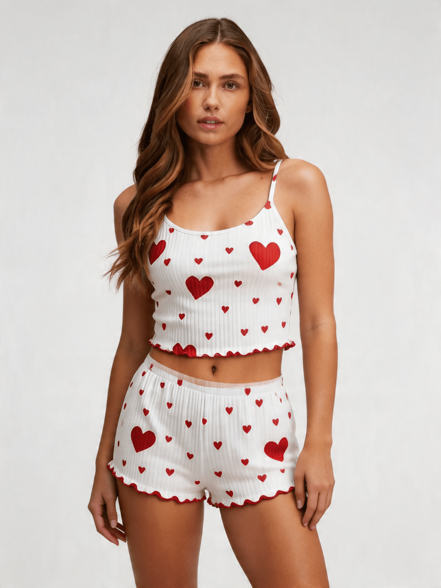 Ribbed Cami Pajama Set