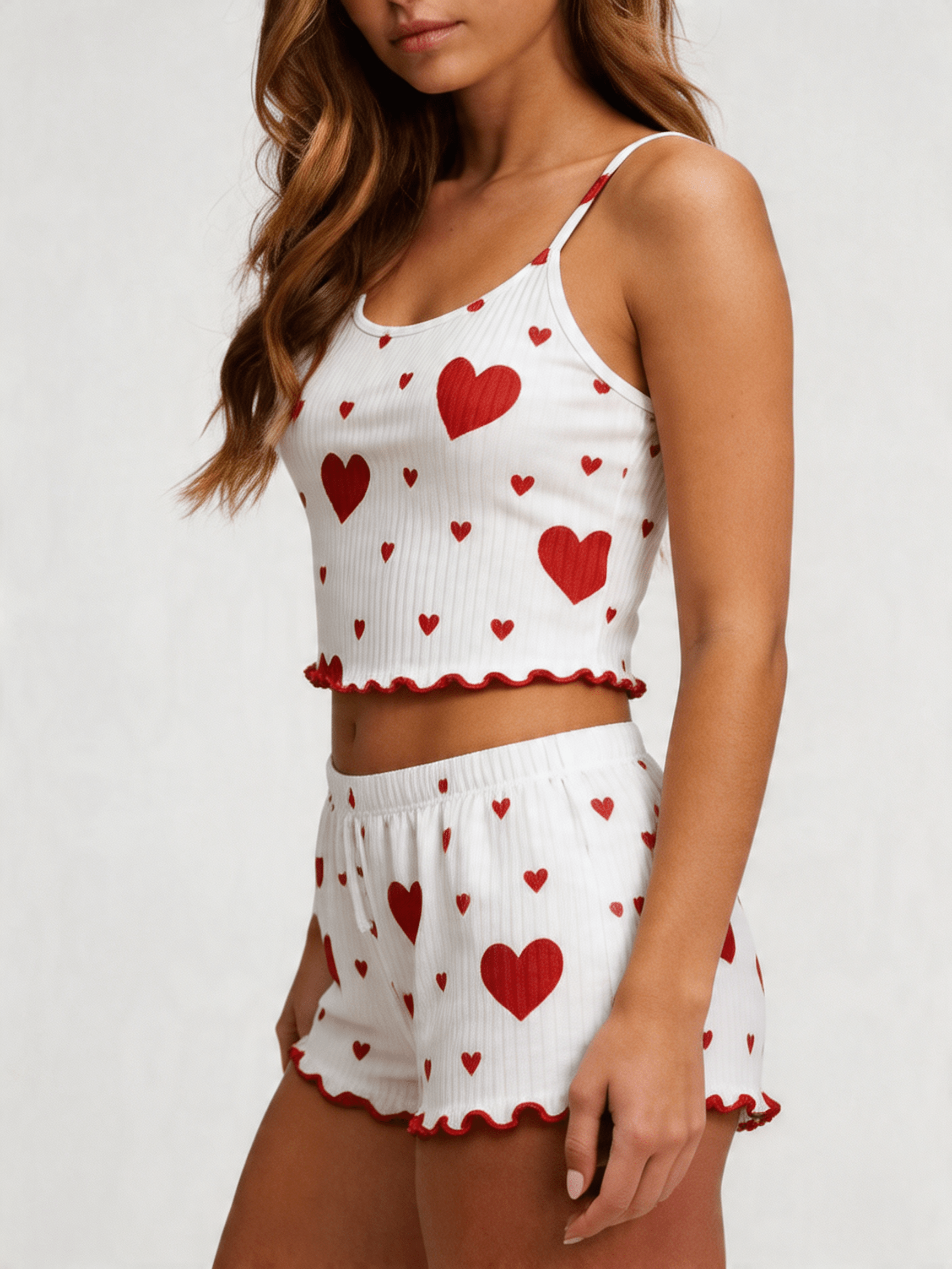Ribbed Cami Pajama Set